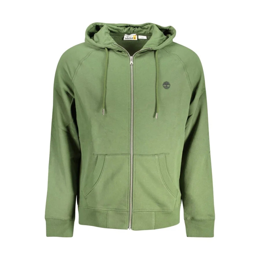 Timberland Verde Cotton Men Sweatshirt