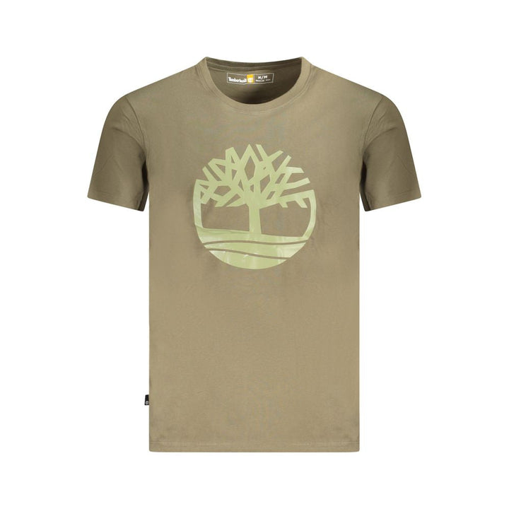 Timberland Verde Cotton Men T-shirt