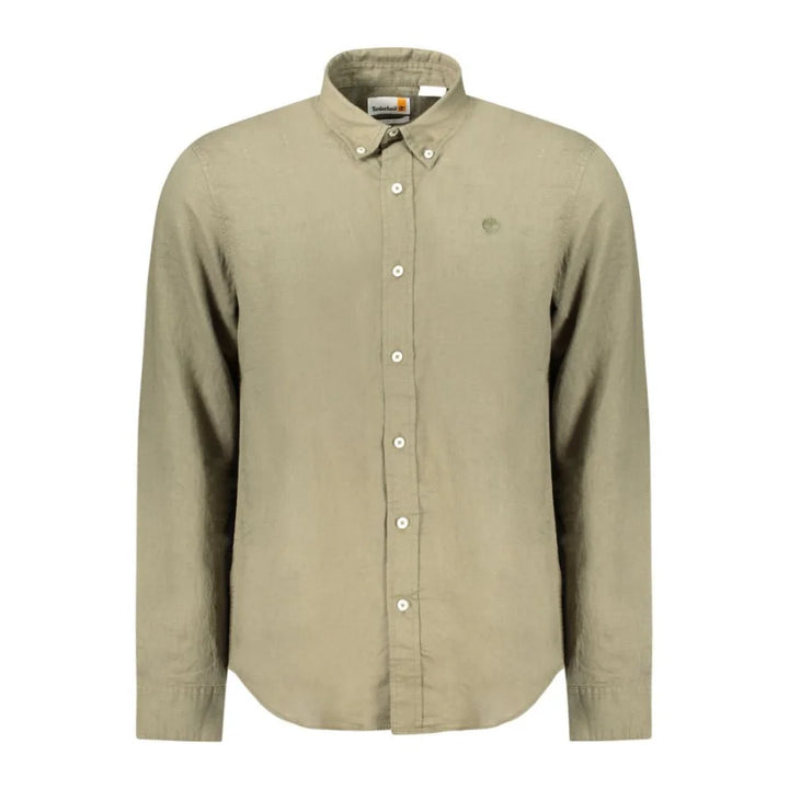 Timberland Verde Linen Men Shirt