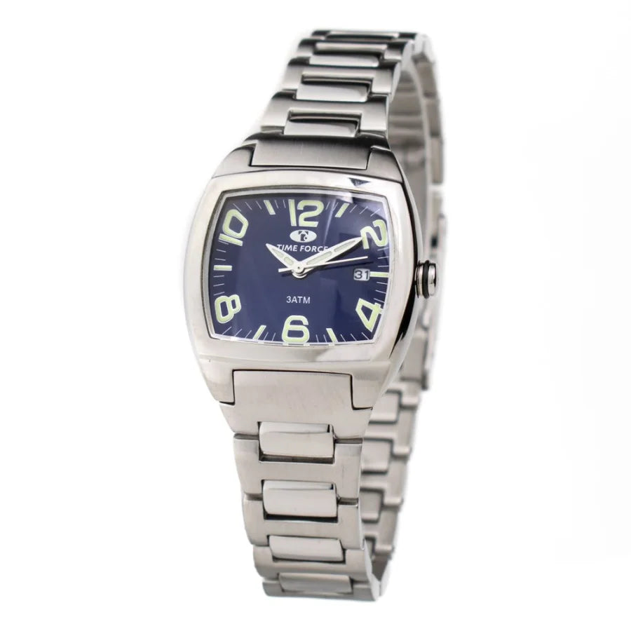 Time Force Silver Stainless Steel Dress Watch