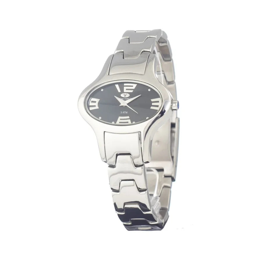 Time Force Silver Stainless Steel Dress Watch
