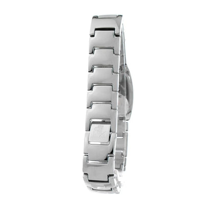 Time Force Silver Stainless Steel Quartz Watch with White Dial 18MM
