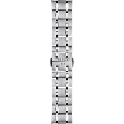 Tissot Gray Stainless Steel Watch 42MM Sapphire Glass 5ATM