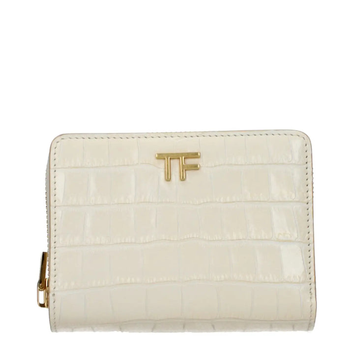 Tom Ford Beige Leather Wallet