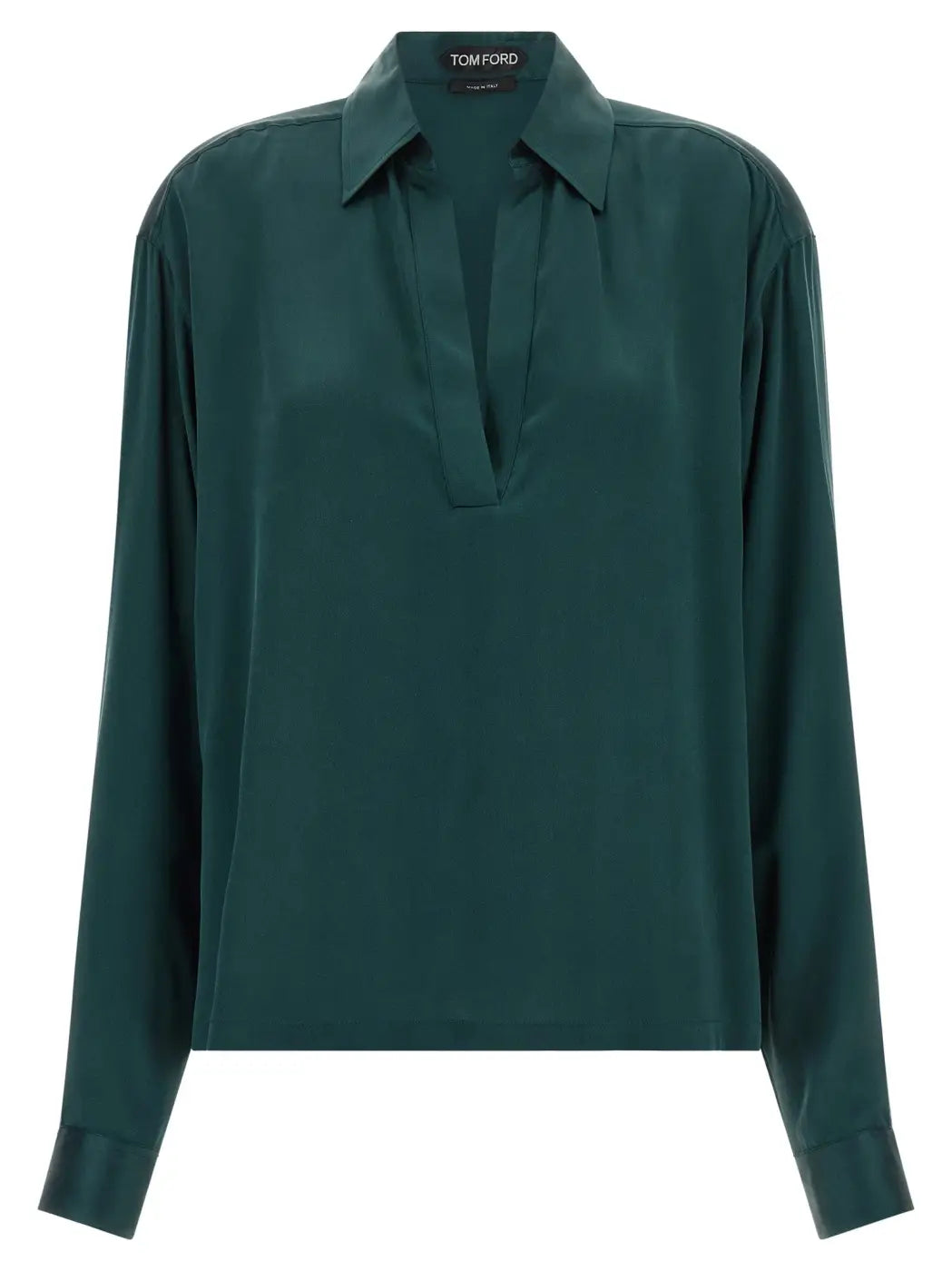 Tom Ford Bicolor Silk Polo Shirt