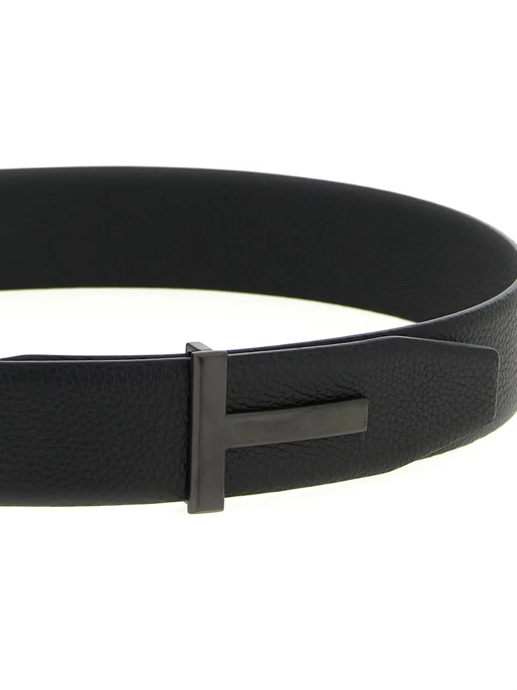 Tom Ford Black Calfskin Belt