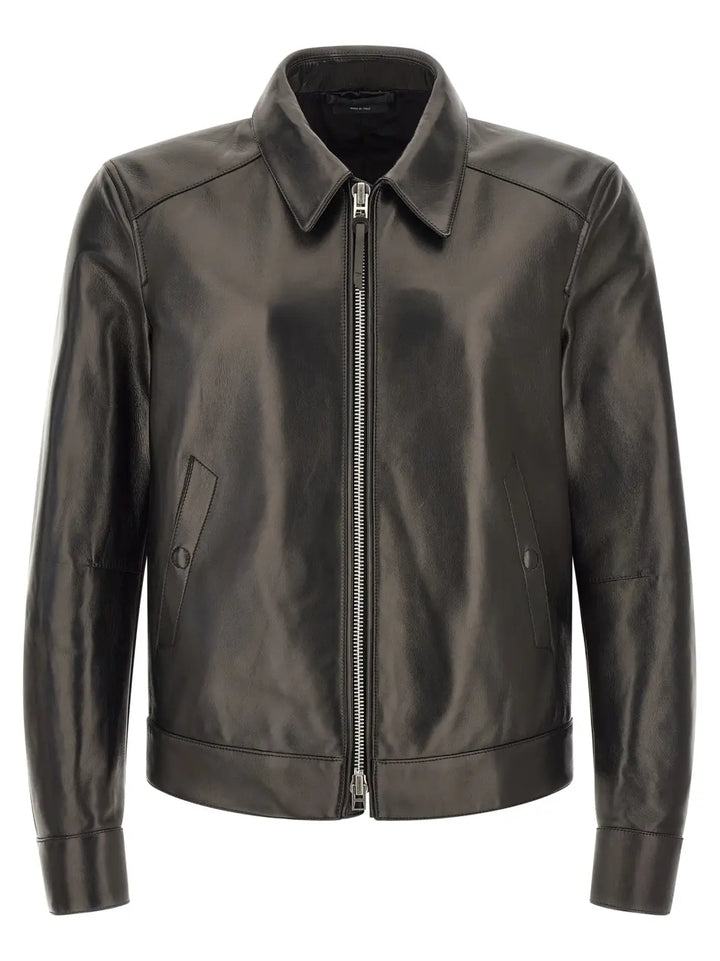 Tom Ford Black Lamb Leather Jacket