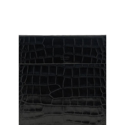 Tom Ford Black Leather Clutch Bag