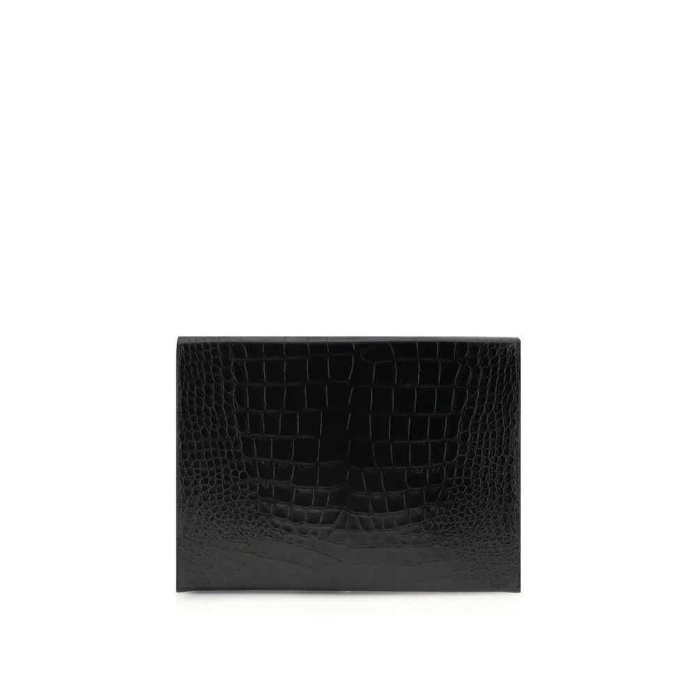 Tom Ford Black Leather Clutch Bag