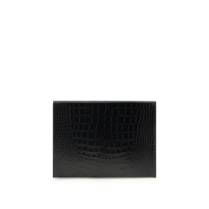 Tom Ford Black Leather Clutch Bag