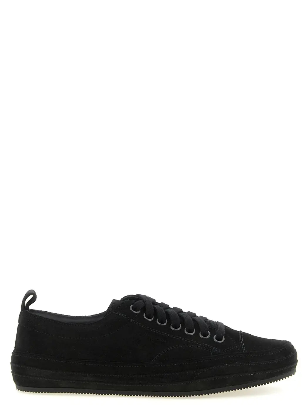 Tom Ford Black Leather Low Top Sneakers