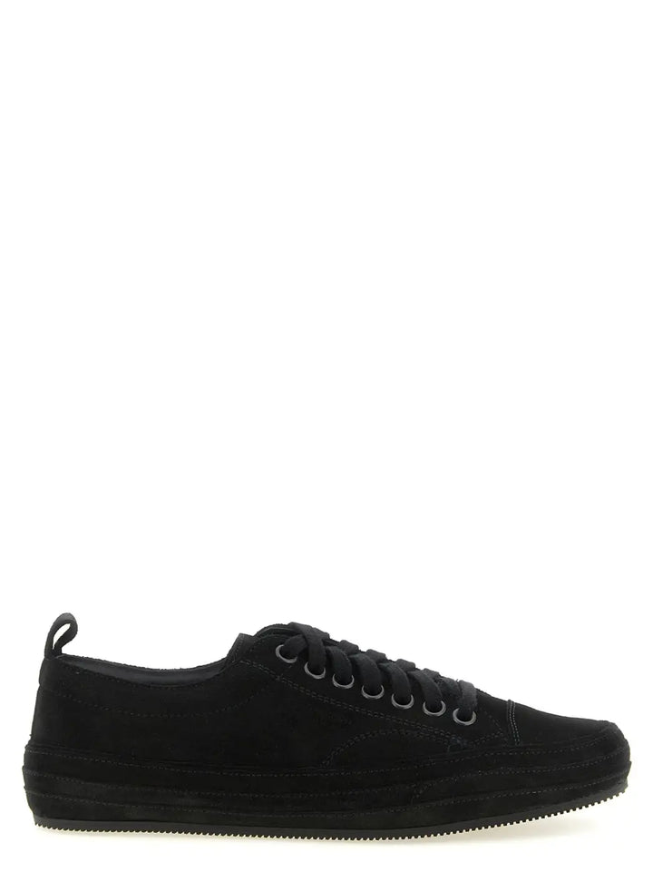 Tom Ford Black Leather Low Top Sneakers