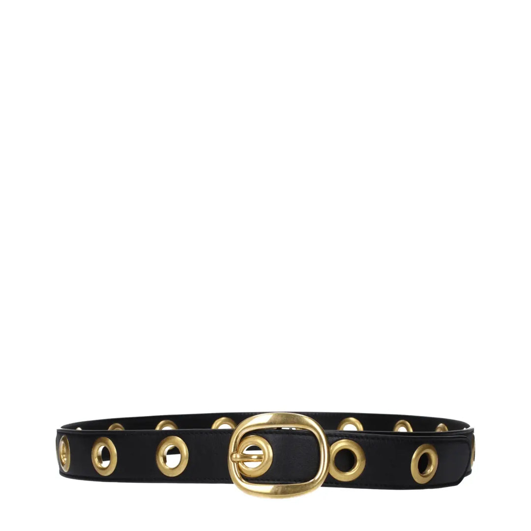 Tom Ford Black Leather Regular Belt