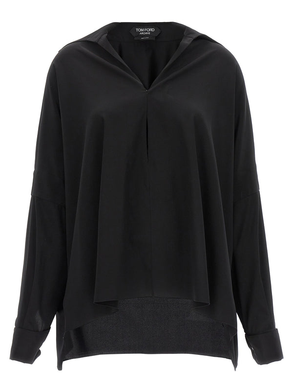 Tom Ford - Women’s Black Silk Blouse