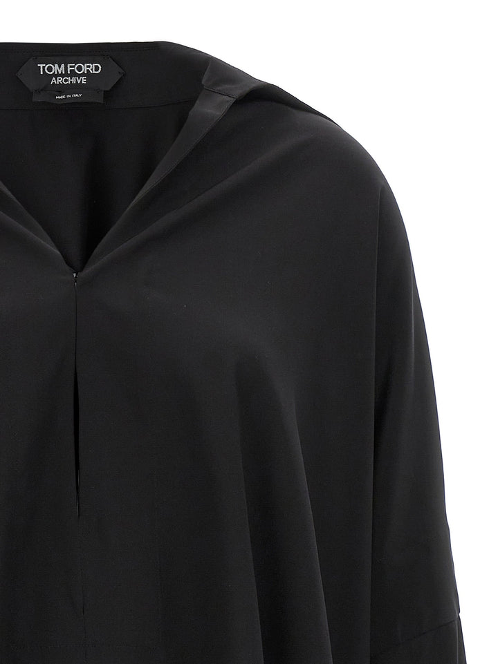 Tom Ford - Women’s Black Silk Blouse