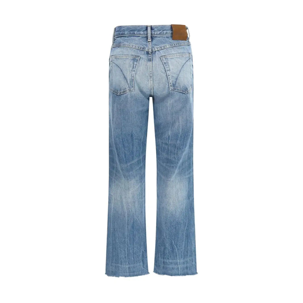 Tom Ford Blue Cotton Bootcut Jeans