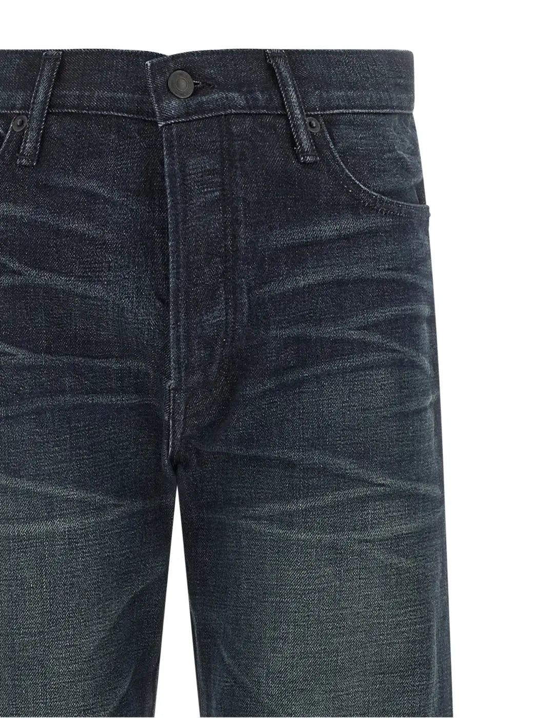 Tom Ford Blue Cotton Jeans Denim