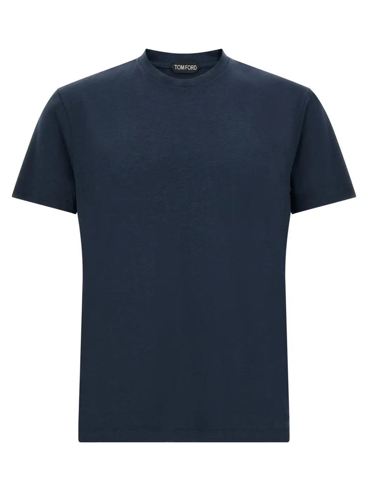 Tom Ford Blue Lyocell T-shirt
