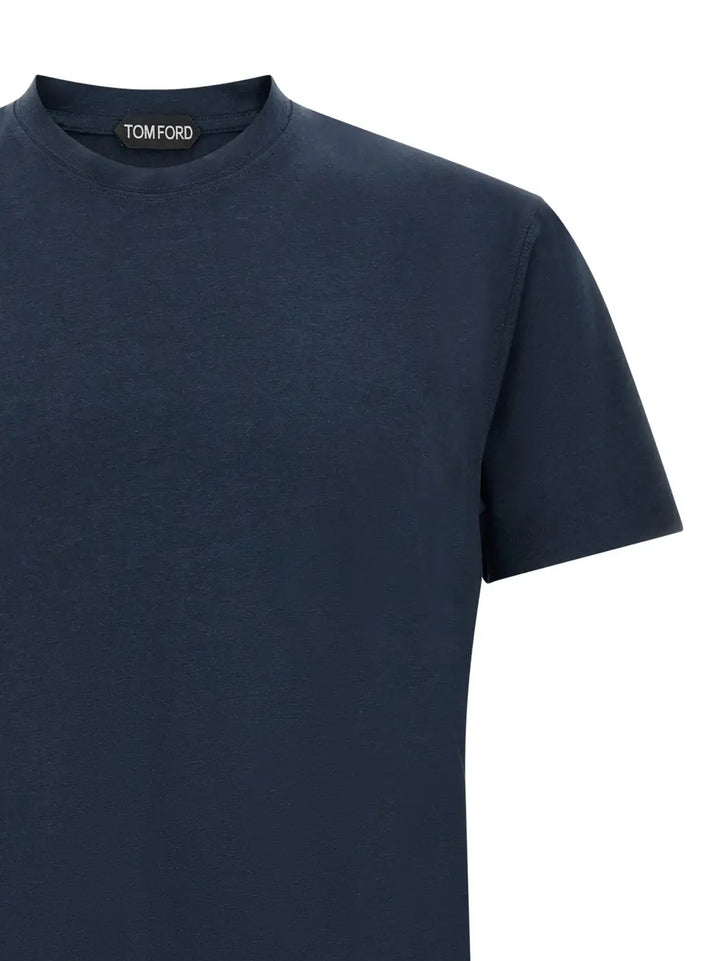 Tom Ford Blue Lyocell T-shirt