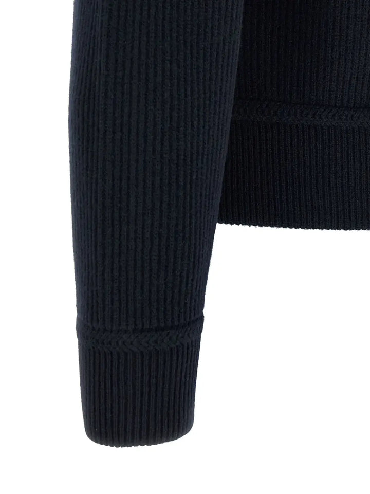 Tom Ford Blue Virgin Wool Full-length Jacket