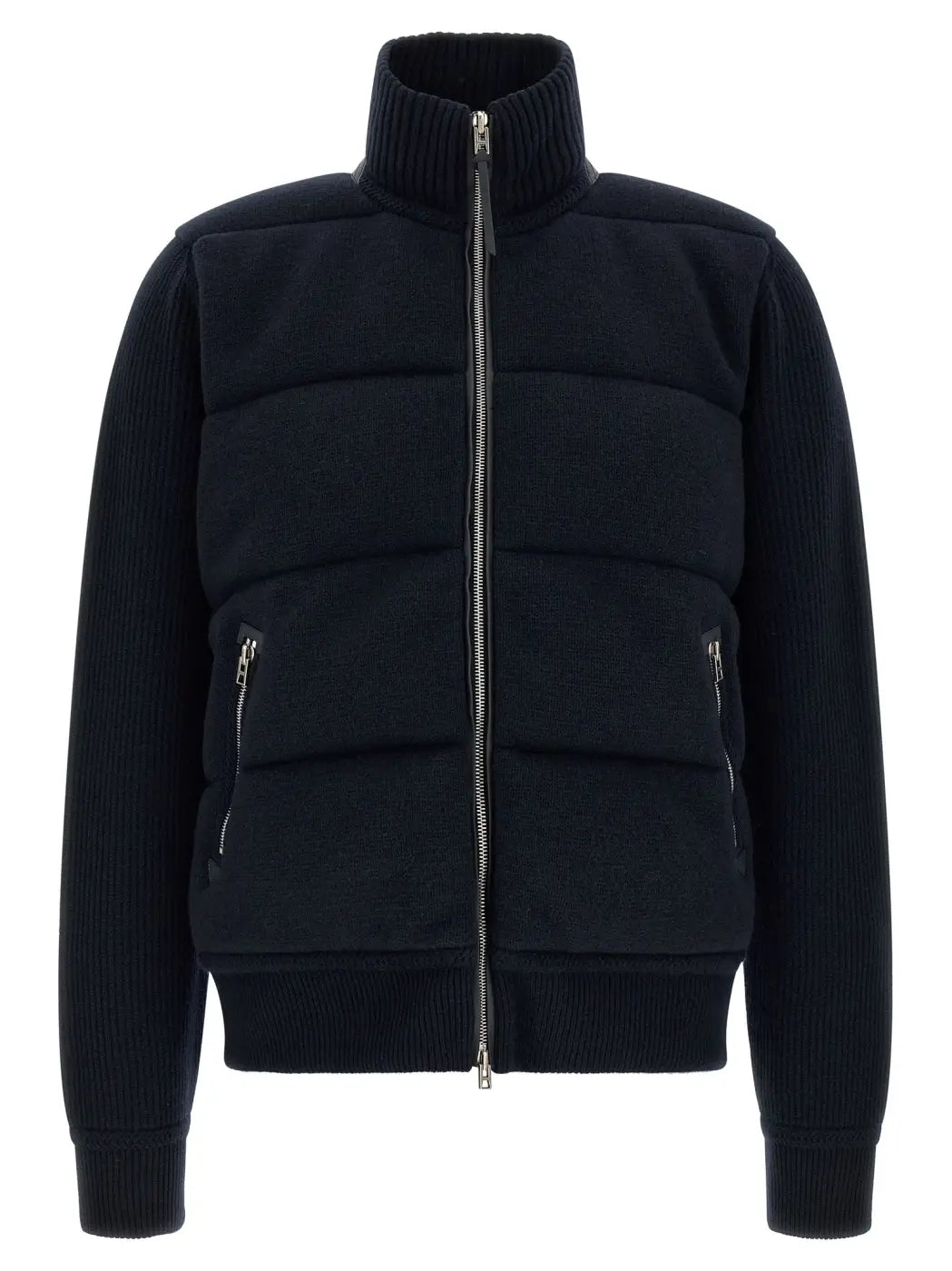 Tom Ford Blue Virgin Wool Full-length Jacket