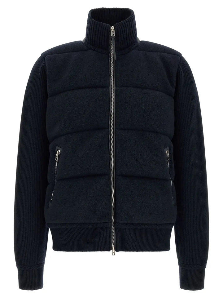 Tom Ford Blue Virgin Wool Full-length Jacket