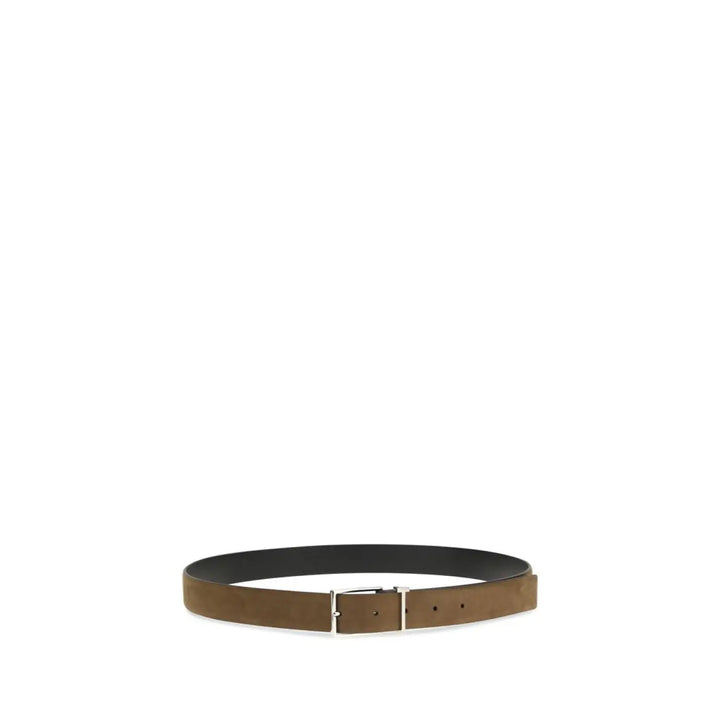 Tom Ford Brown Calf Leather Bos Taurus Regular Belt