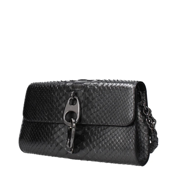 Tom Ford Gray Skin Clutch Bag