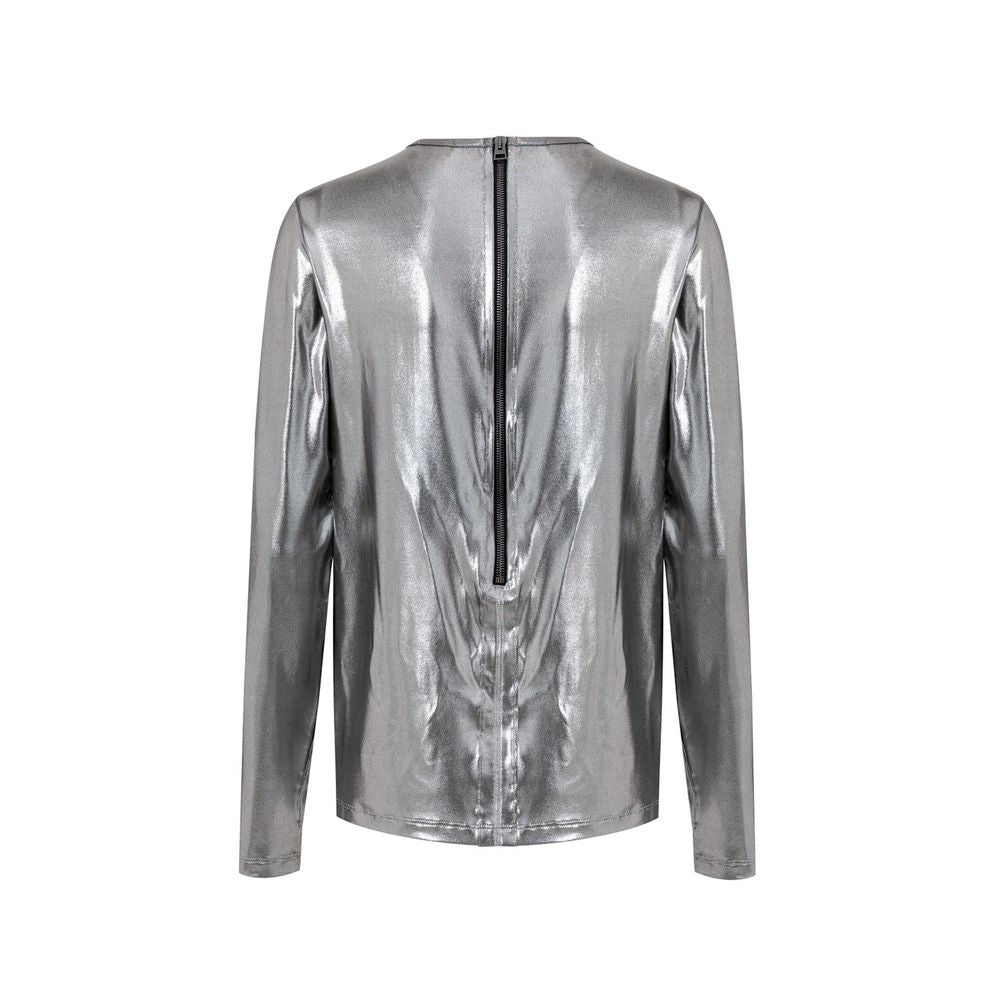 Tom Ford - Gray Viscose Long Sleeve T-Shirt