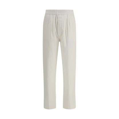 Tom Ford Herringbone Stripe Pleated Lounge Trousers for Effortless Style