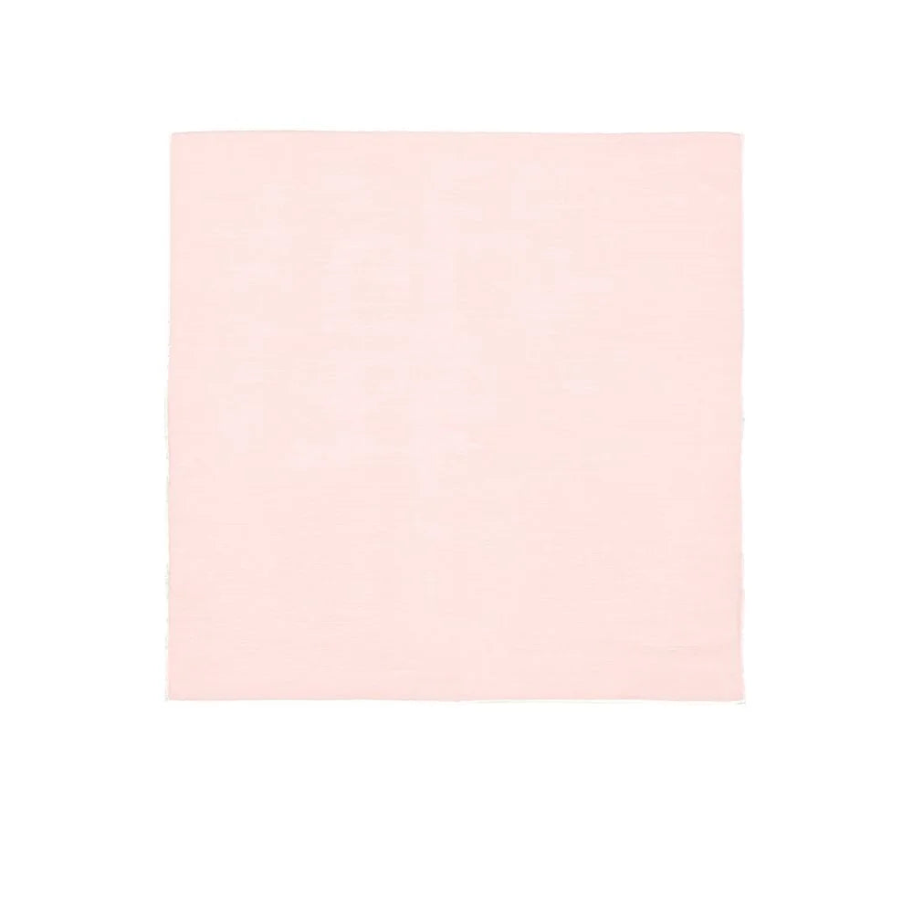 Tom Ford Pink Cotton Pocket Square with White Trim