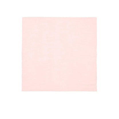 Tom Ford Pink Cotton Pocket Square with White Trim