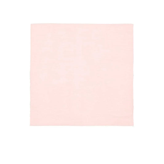 Tom Ford Pink Cotton Pocket Square with White Trim