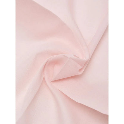 Tom Ford Pink Cotton Pocket Square with White Trim