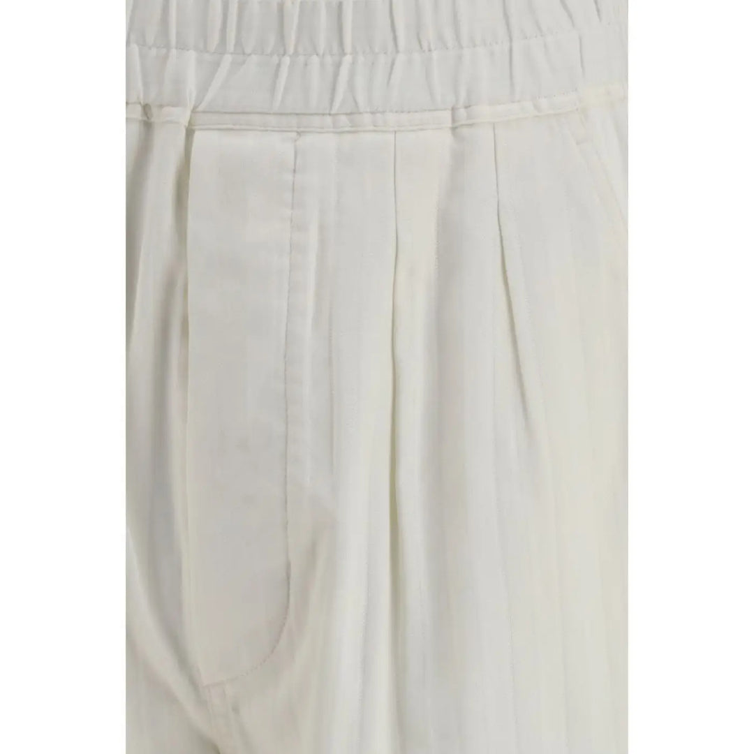 Tom Ford White Cotton Casual Pants