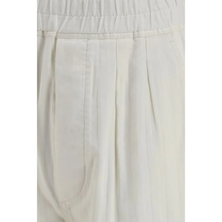 Tom Ford White Cotton Casual Pants