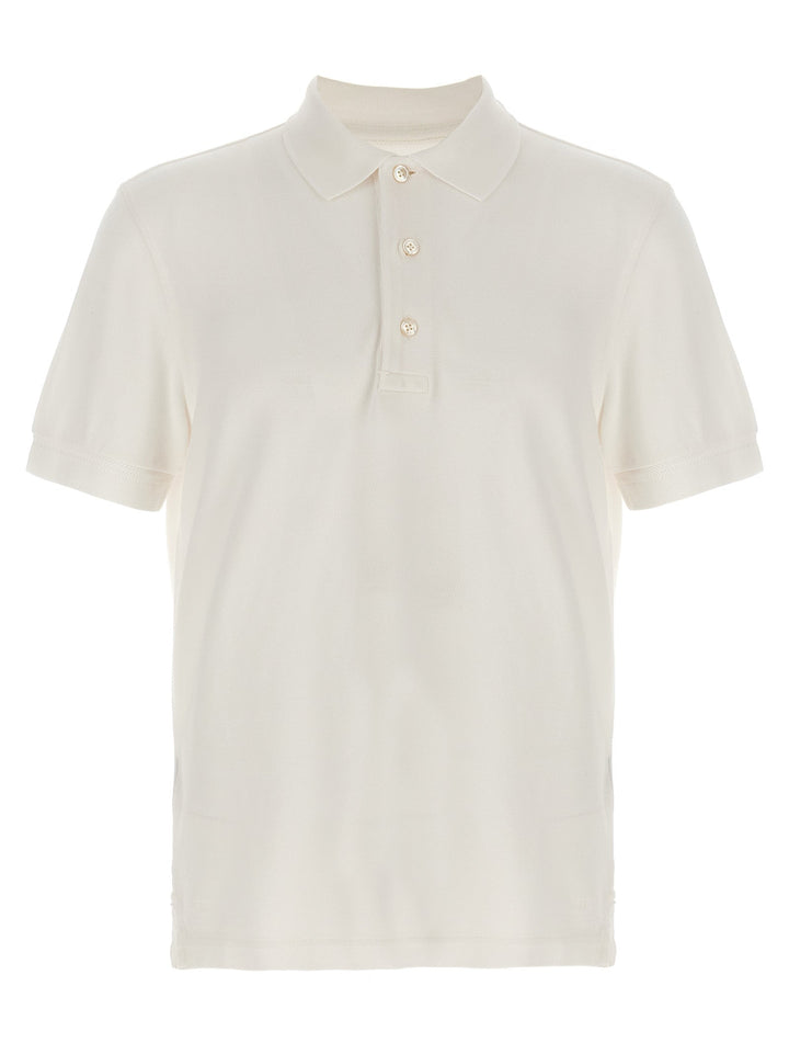 Tom Ford White Lyocell Polo Shirt