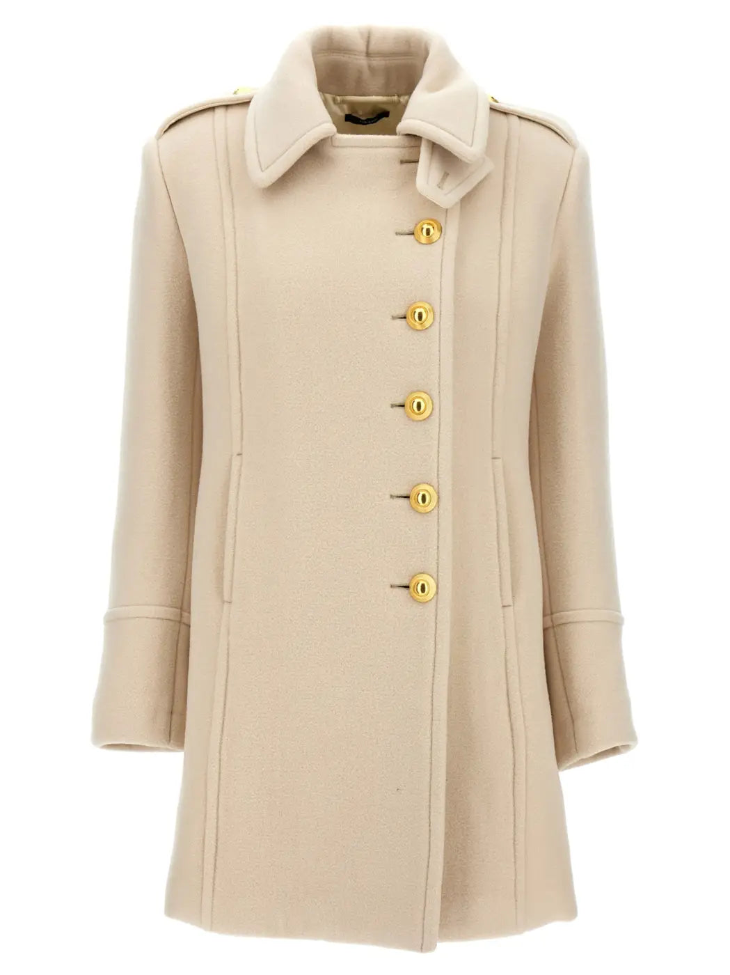 Tom Ford White Wool Coat