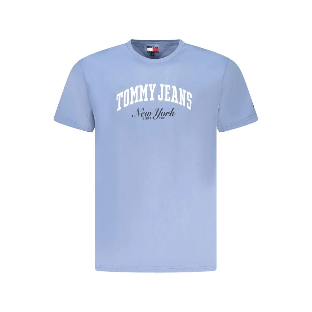 Tommy Hilfiger Azzurro Cotton Men T-Shirt