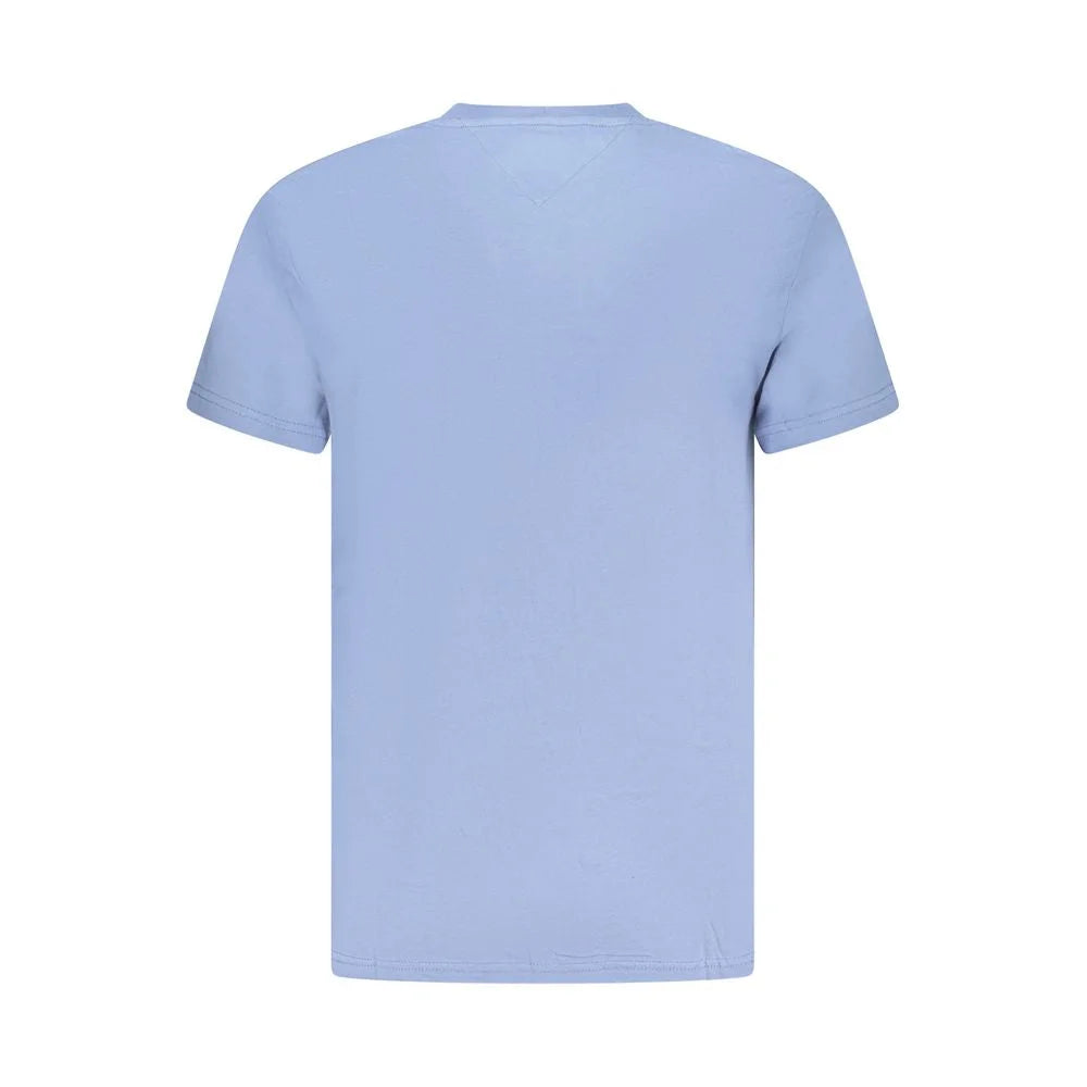 Tommy Hilfiger Azzurro Cotton Men T-Shirt