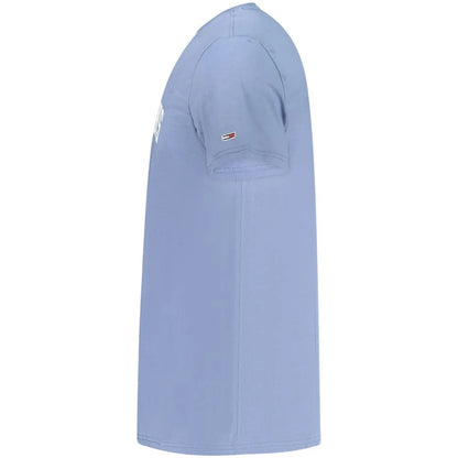 Tommy Hilfiger Azzurro Cotton Men T-Shirt