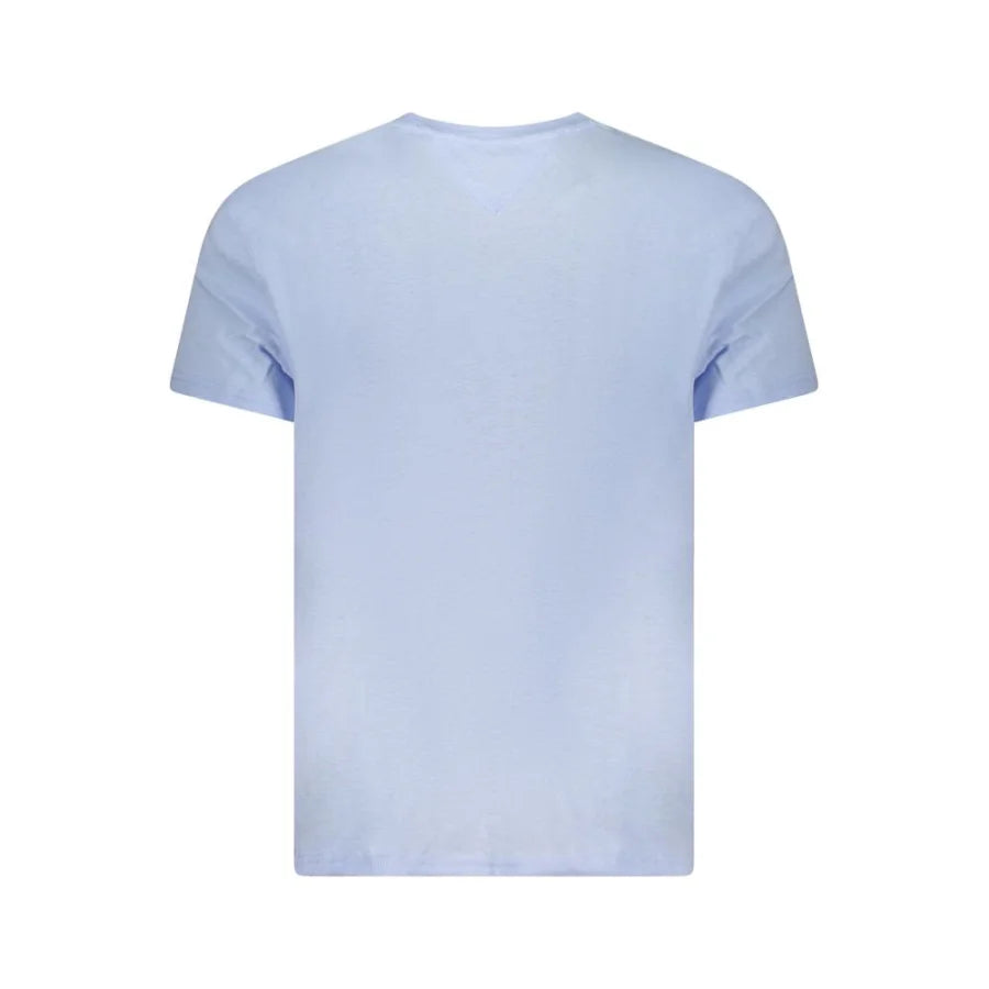 Tommy Hilfiger Azzurro Cotton Men’s T-Shirt