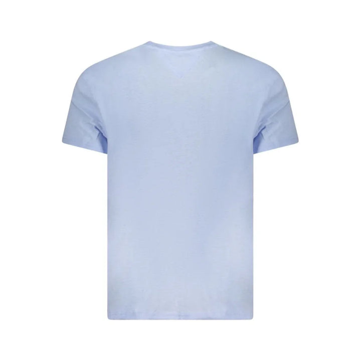 Tommy Hilfiger Azzurro Cotton Men’s T-Shirt