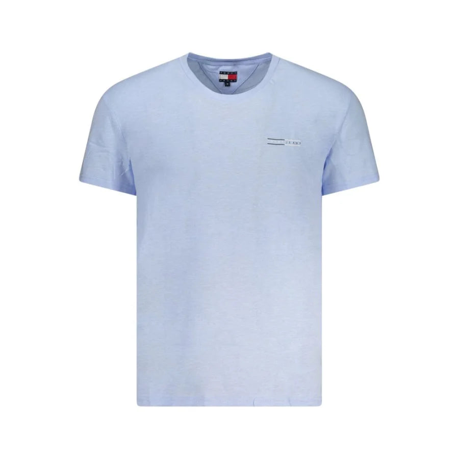 Tommy Hilfiger Azzurro Cotton Men’s T-Shirt