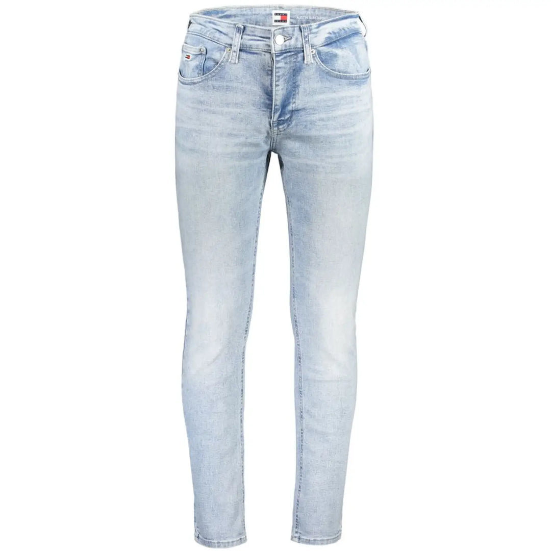 Tommy Hilfiger Azzurro Cotton Men’s Tapered Jean