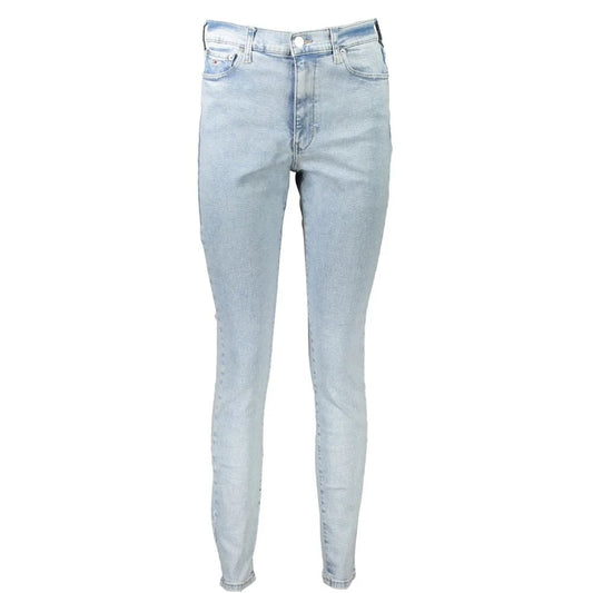 Tommy Hilfiger Azzurro Cotton Women Jeans