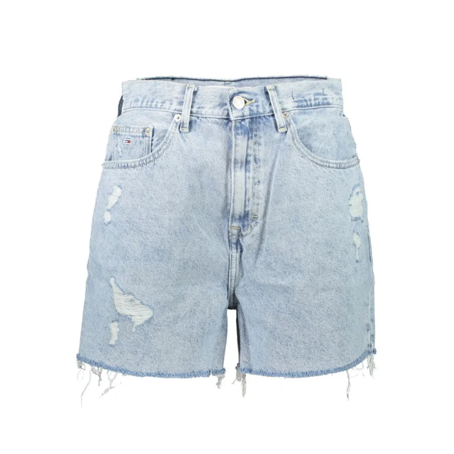 Tommy Hilfiger Azzurro Cotton Women Shorts