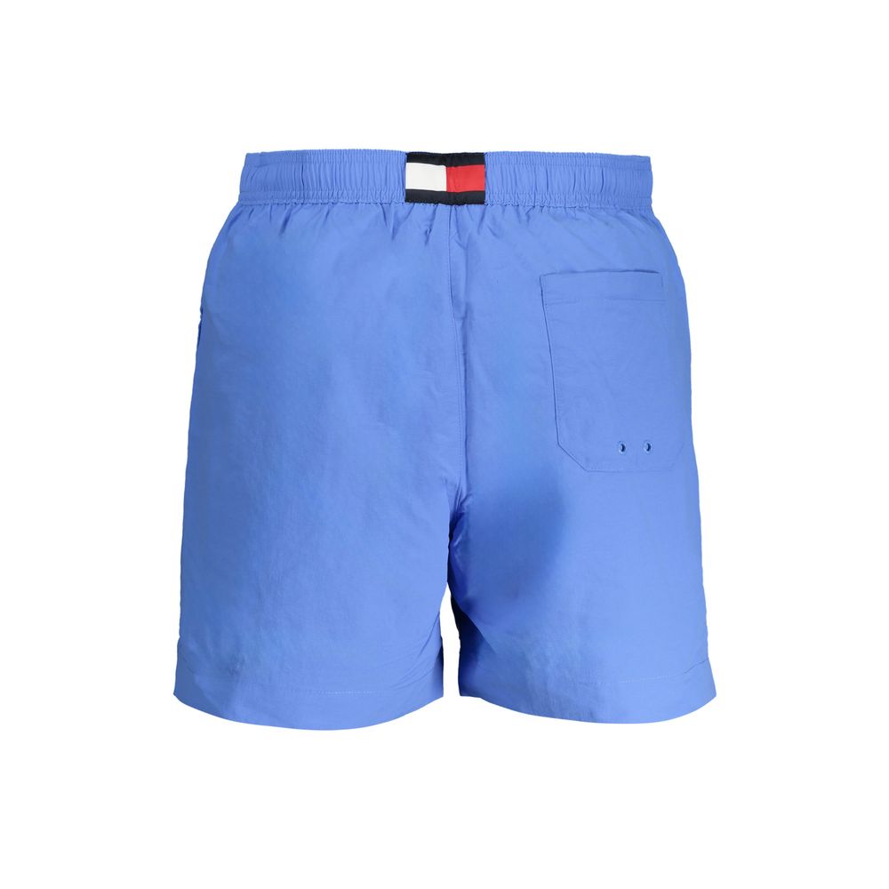 Tommy Hilfiger Azzurro Poliammide Men’s Swim Trunk