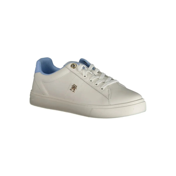 Tommy Hilfiger Azzurro Polyurethane Female Sneaker
