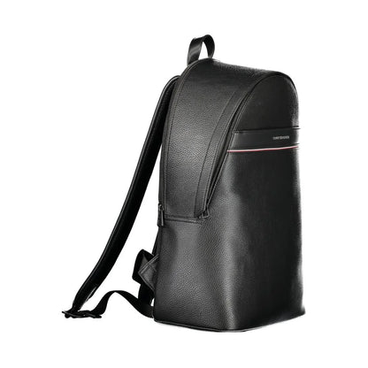Tommy Hilfiger Backpack Sleek Black Design with Laptop Compartment